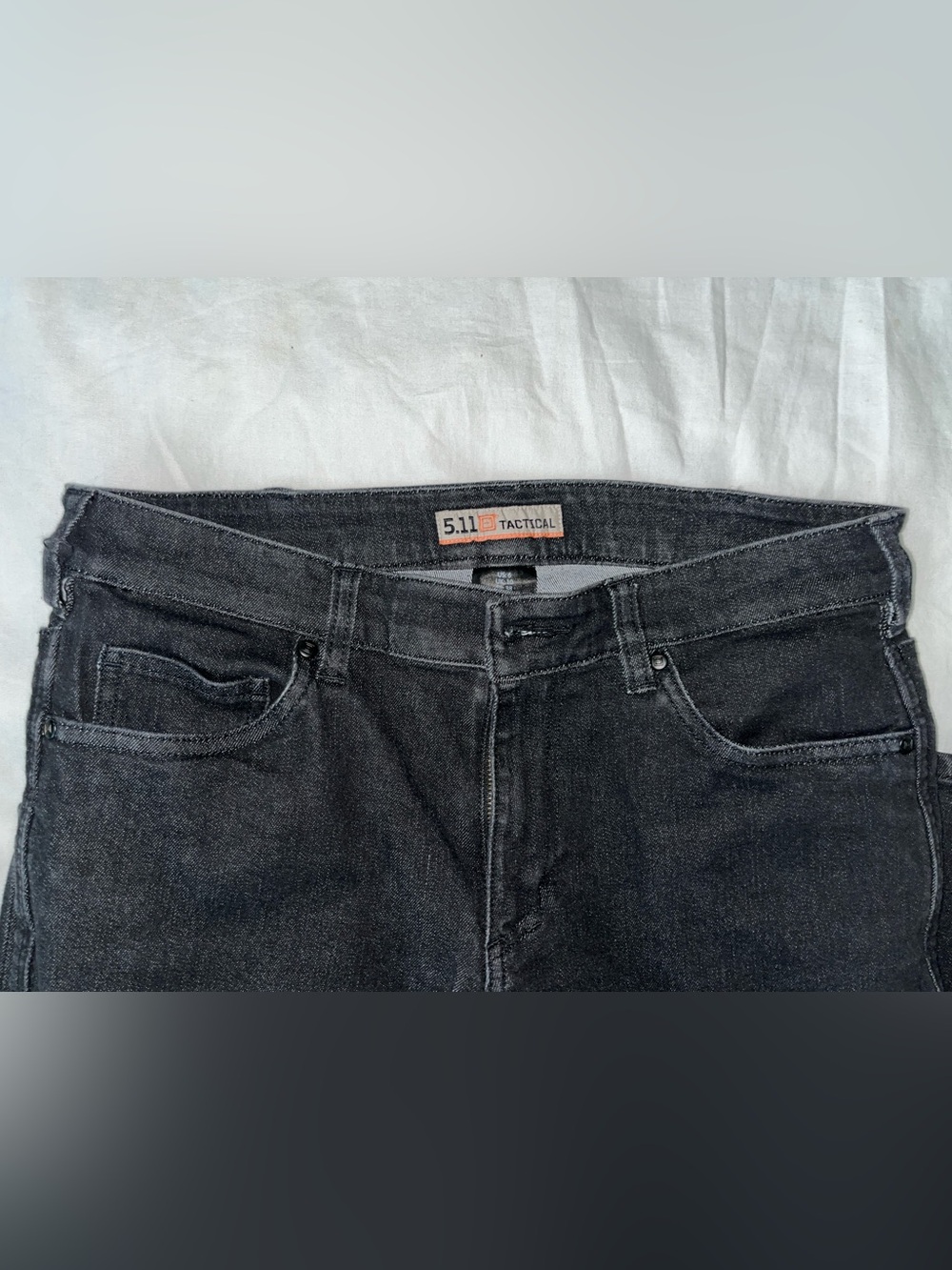 5.11 Women's Defender Flex-Slim Black Jeans - Picture 3 of 9